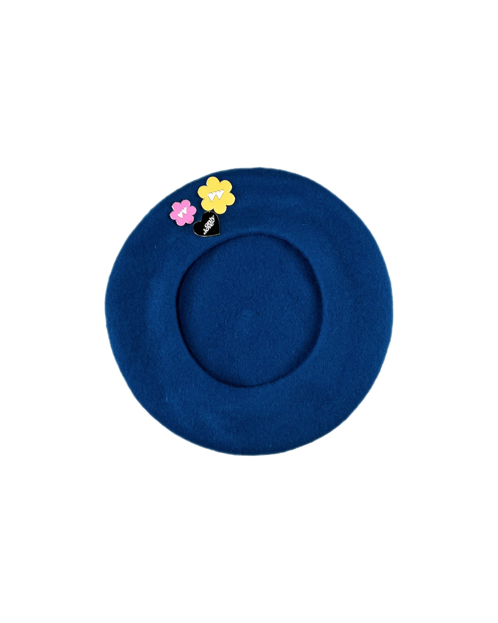 Flower Flow Beret Blue