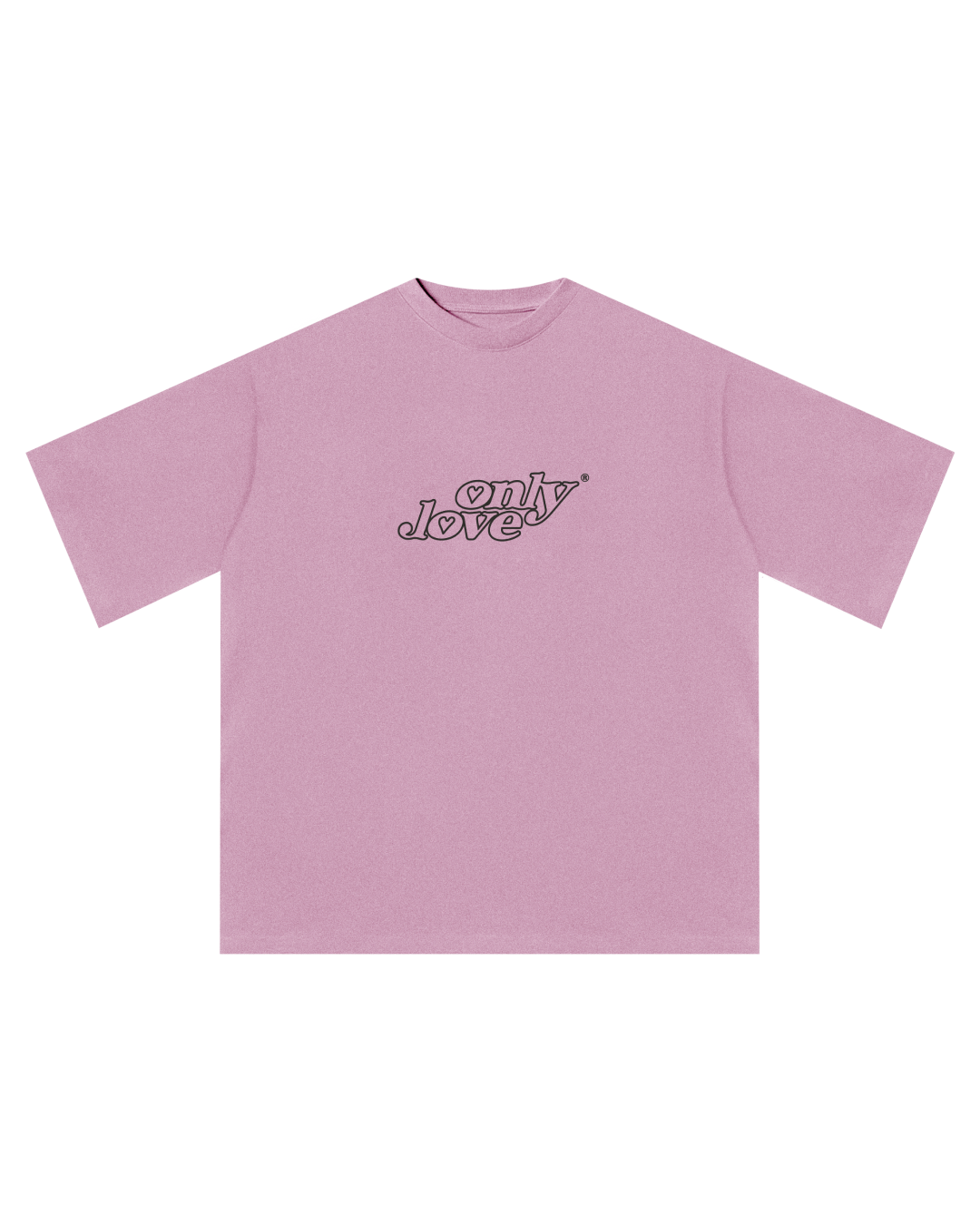 Only Love - Distracted flower Pink & Black