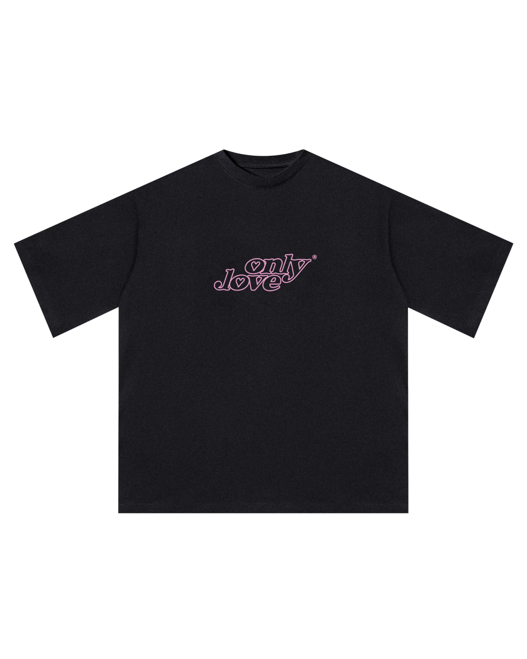 Only Love - Distracted flower Black & Pink