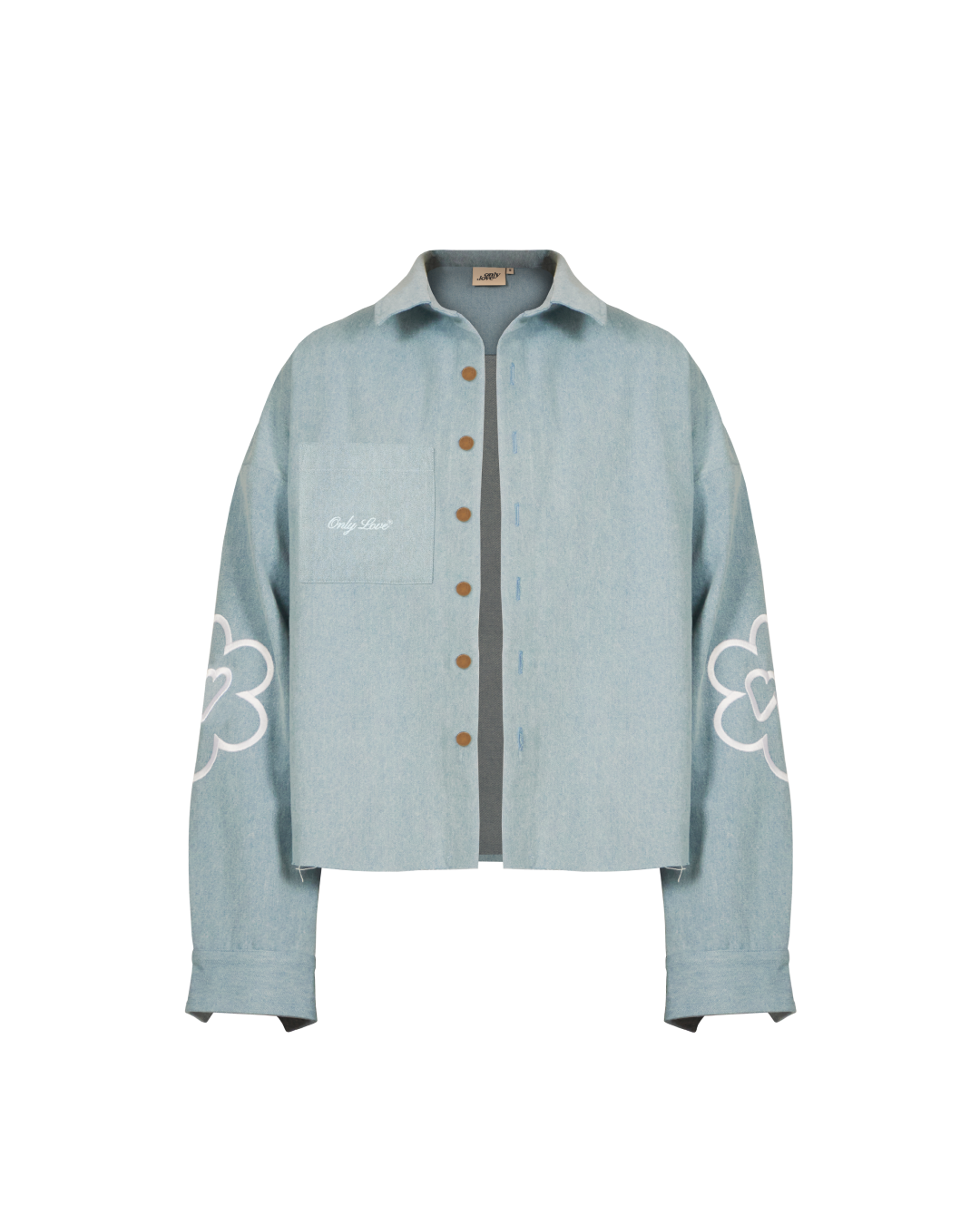 OL Crop denim shirt