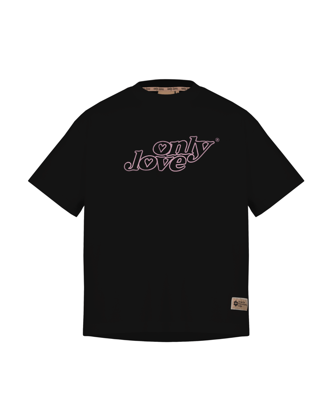 Only Love - Distracted flower Black & Pink